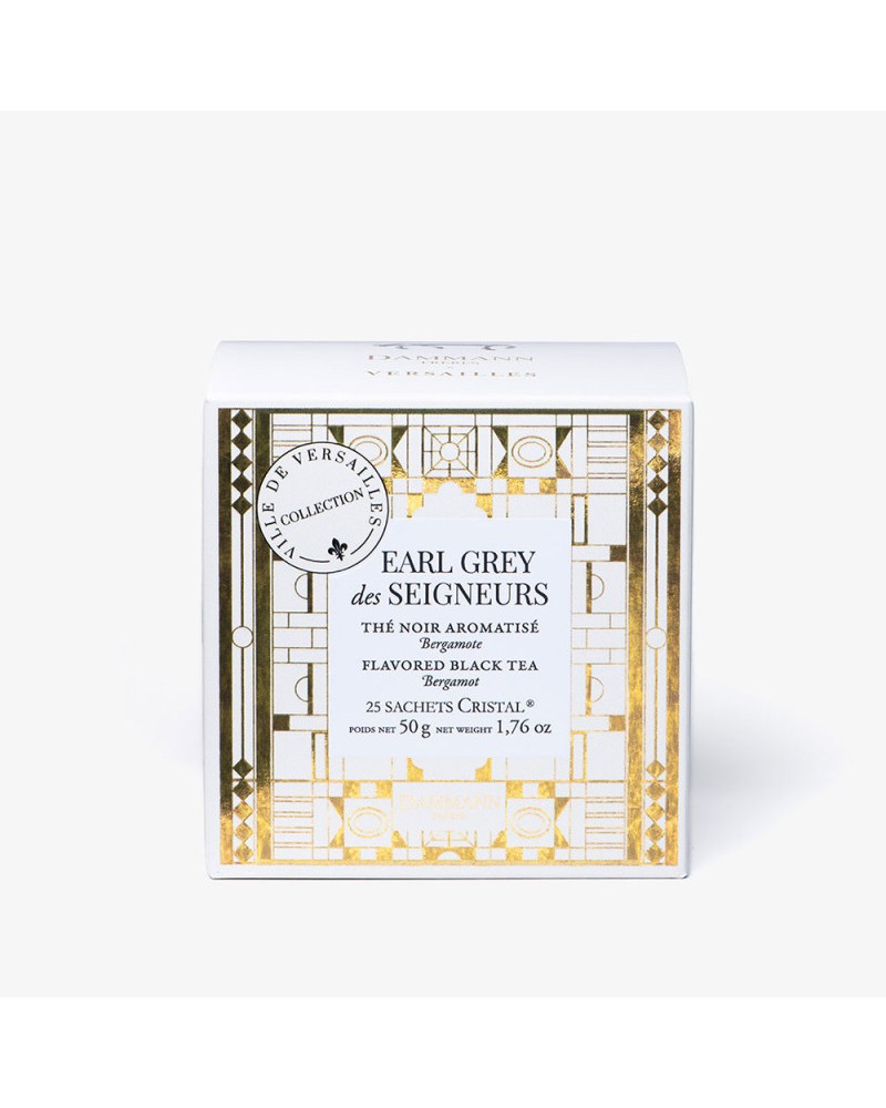 Thé noir - Earl Grey des Seigneurs - 25 sachets cristal - Dammann Frères