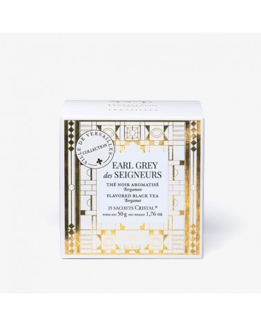 Thé noir - Earl Grey des Seigneurs - 25 sachets cristal - Dammann Frères