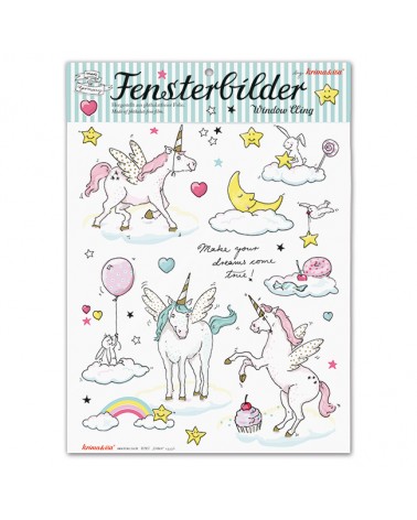 Feuille de stickers - Krima et Isa - Licorne 13336