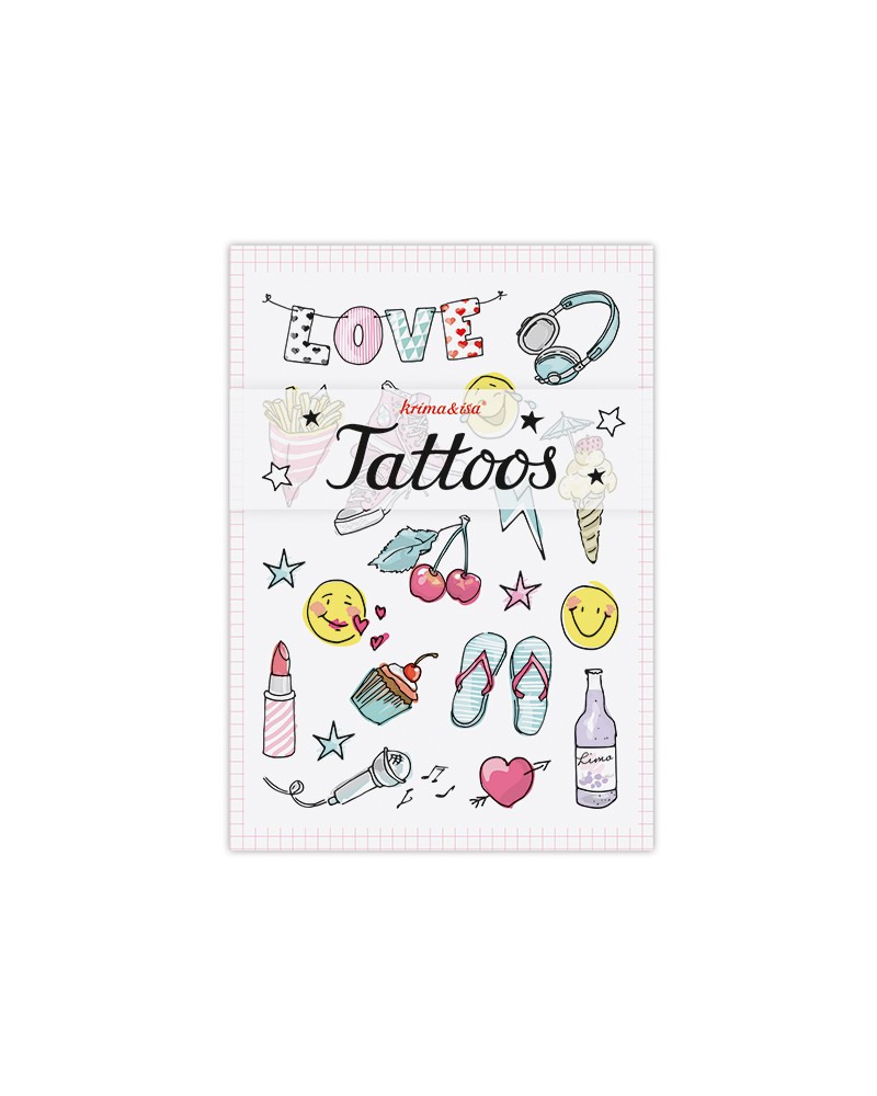 13722 Tatouages éphémères - Krima et Isa - Girl power