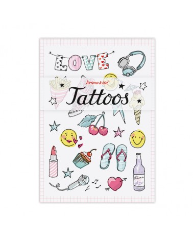 13722 Tatouages éphémères - Krima et Isa - Girl power