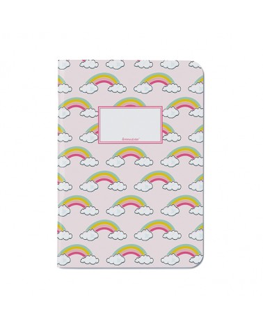 Cahier A5 - Krima et Isa - arc-en-ciel - 13926
