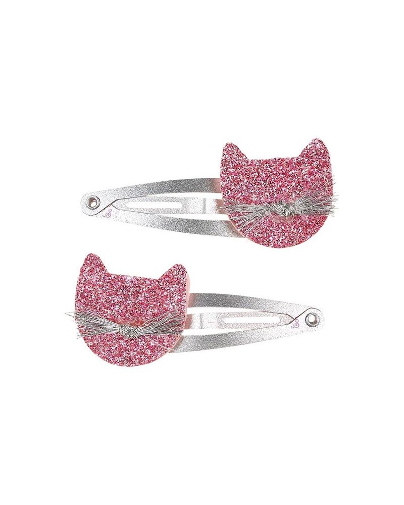 Barrettes Chats - Souza - roses - 104844