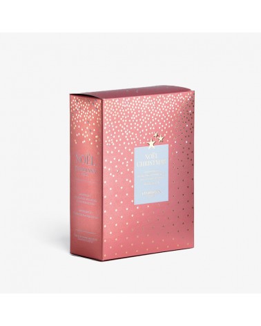 Coffret de 20 sachets de thés et infusions de Noël assortis - Dammann Frères - rose