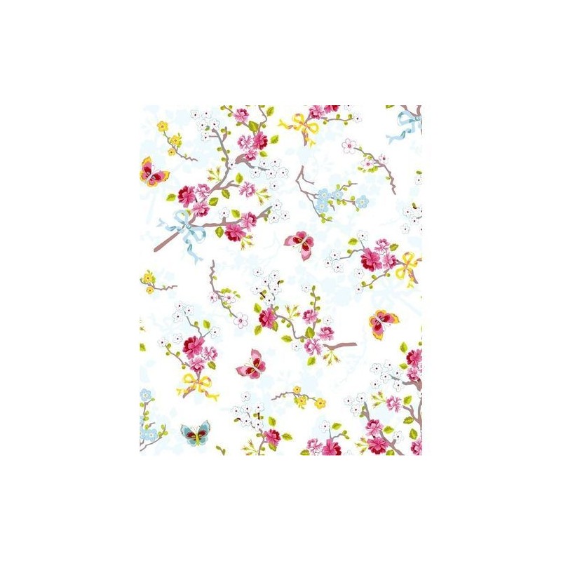 Papier peint - Chinese Garden - Blanc - ref 375070