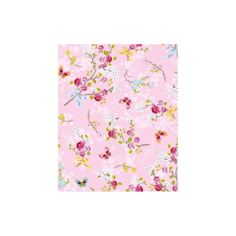 Papier peint - Chinese Garden - Rose - ref 375072