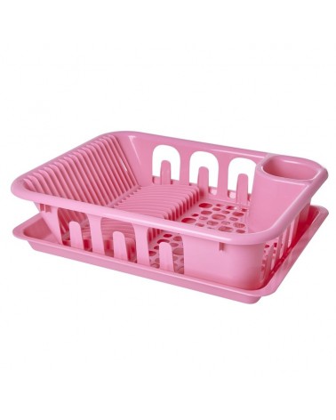 Egouttoir à vaisselle - Rice - plastic - rose - DIHOL-I