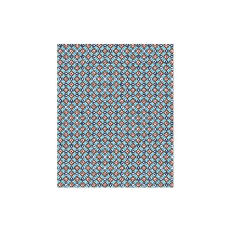 Papier peint - Géométric - Brown blue - ref 341024