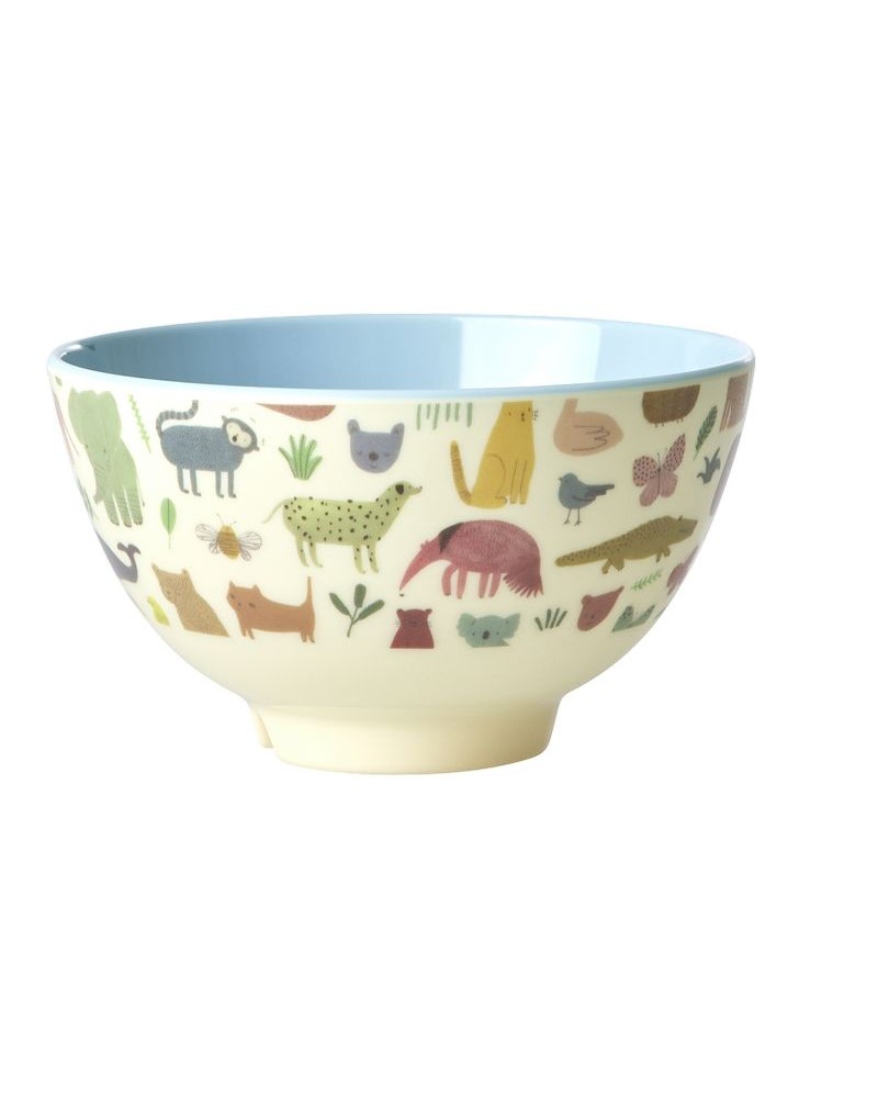 Petit bol en Mélamine - Rice - Sweet jungle - Mint - MELBW-SSWJUNMI