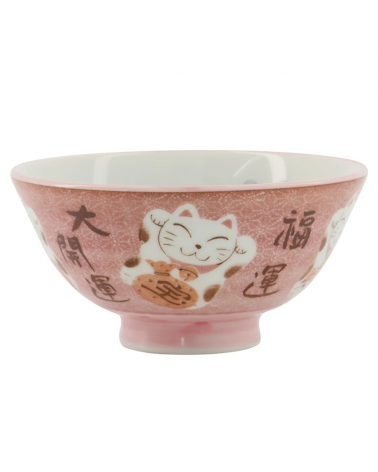 Bol à riz - Tokyo Design - Kawaii - Cat Neko - pink - 300ml - 14969
