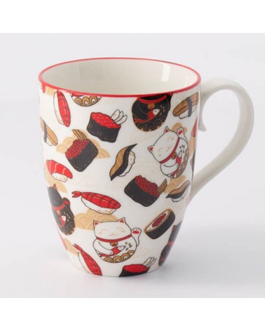 Mug - Tokyo Design - Kawaii Lucky Cat - Sushi - 21530