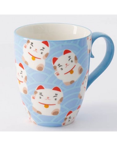 Mug - Tokyo Design - Kawaii Lucky cat blue - 21533
