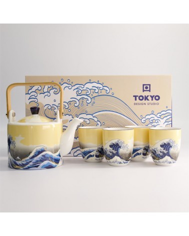 Coffret Ensemble à thé - Tokyo Design - Kawaii Hokusai 21771