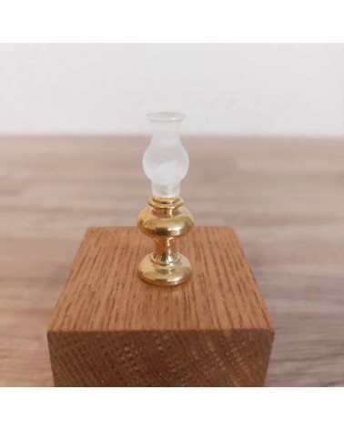 Lampe miniature à pétrole - dorée