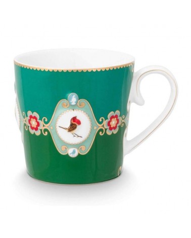 Grand mug Love Birds Emeraude Bicolore - Pip Studio - 25 cl - 51002474