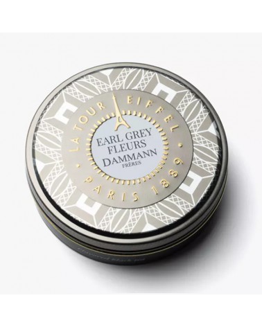Boîte en métal ronde de 6 sachets - Earl Grey Fleurs - Dammann Frères - 2704