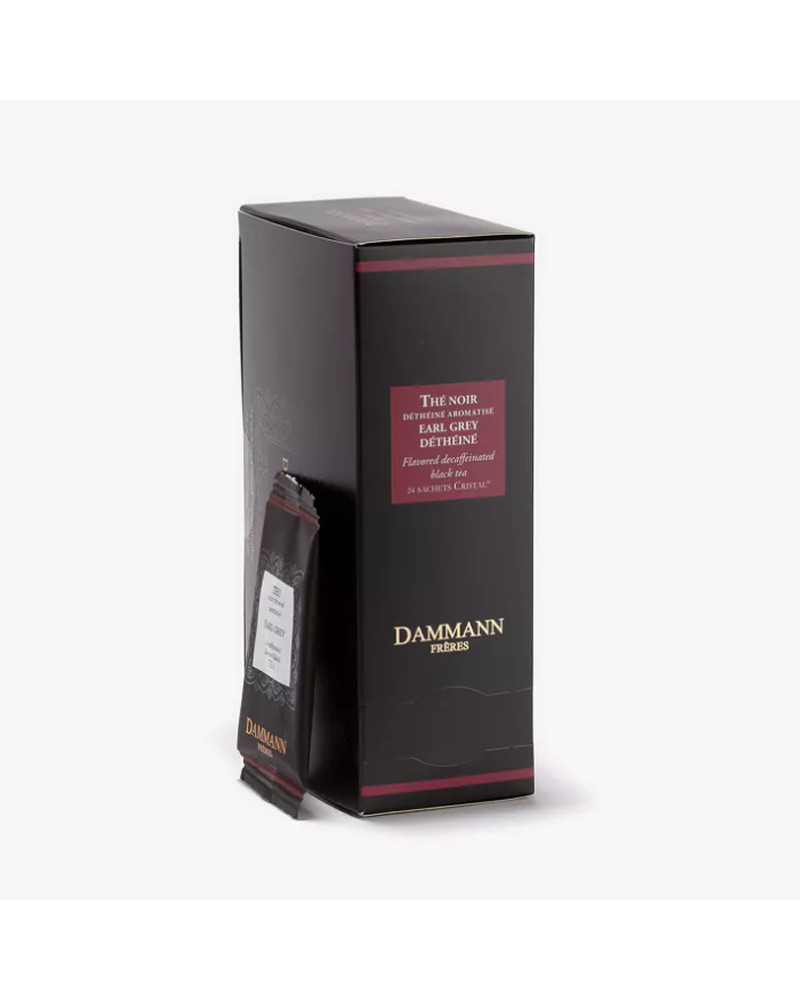 Earl Grey déthéiné - 24 sachets Surremballés - Dammann Frères - Thé noir