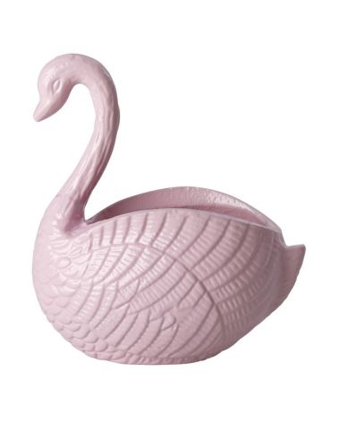 Vase en métal - Cygne bleu - Rice