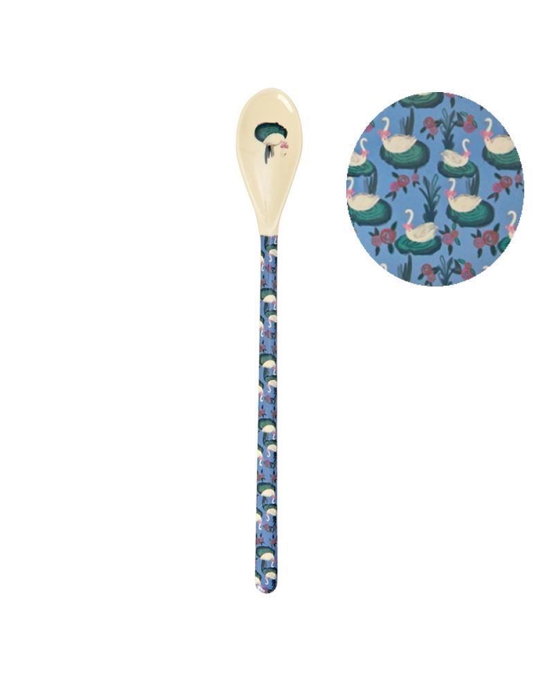 Cuillère longue en Mélamine RICE - Swan Lake