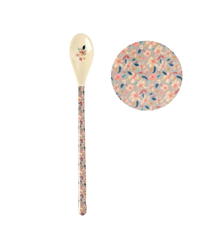 Cuillère longue en Mélamine RICE - Sandy flower - 22cm