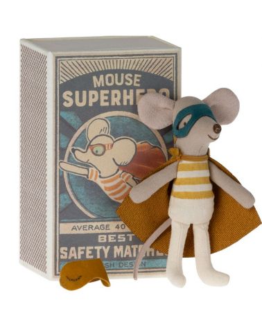 Boîte d'allumettes avec Souris Maileg - Little brother - Petit frère