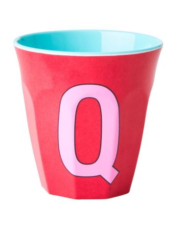 Gobelet Mélamine - Rice - Pink alphabet - O