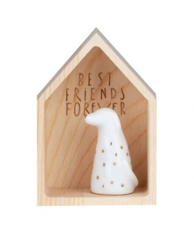 Petit chien en porcelaine - L'amitié - Rader - 16192