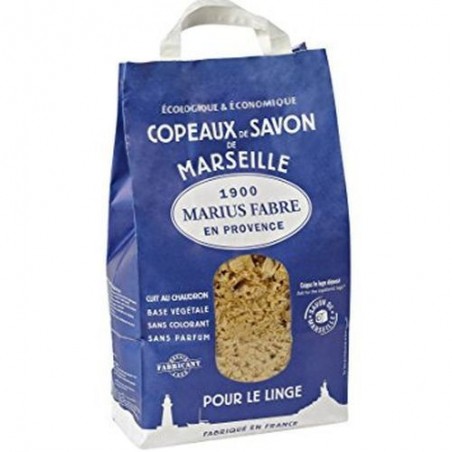 Sac copeaux de savon de Marseille - Marius Fabre - 980 g