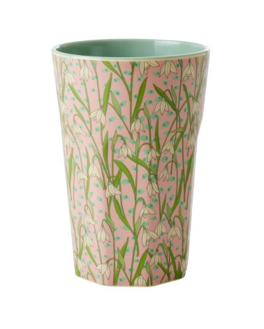 Long Mug Rice Mélamine - Snowdrop - MELCU-LNSNOWD