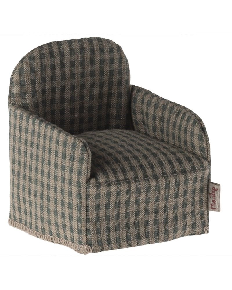 Fauteuil - Maileg - Vichy vert - 11-4413-02