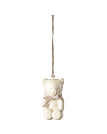 Ourson Teddy avec sa boite - Maileg - métal - ruban rose - 14-4505-00