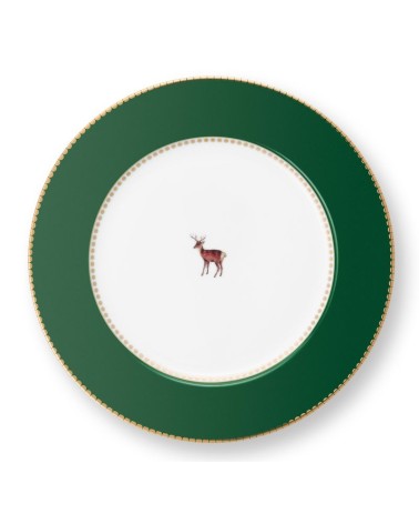 Assiette à dessert - Love Birds Vert Foncé - Pip Studio - 21cm