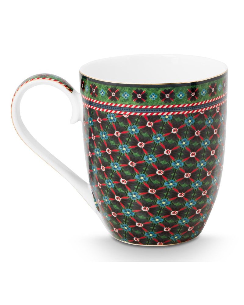 Grand mug XL - Berry Blues - Pip Studio - Vert - 450 ml
