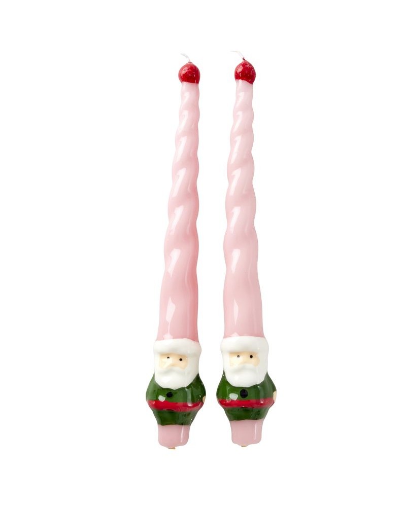 Lot de deux bougies LED Santa - Rice - XCDCA-SANTA