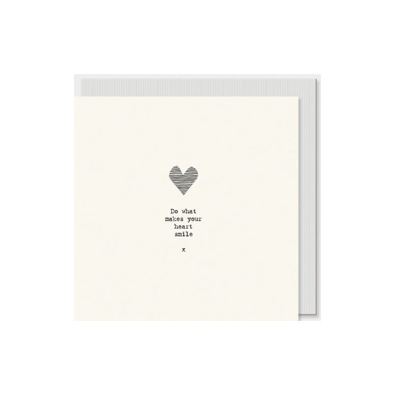 Carte postale carrée - East of India - Heart smile