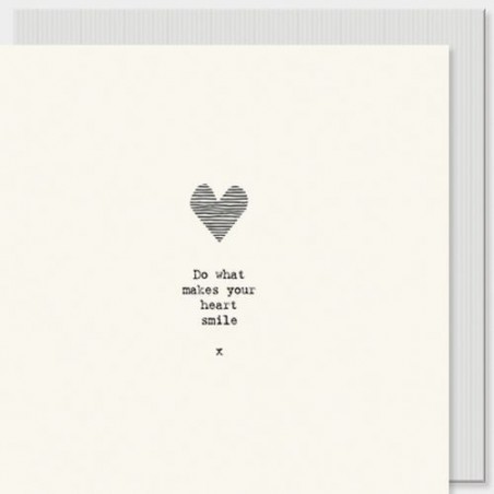 Carte postale carrée - East of India - Heart smile