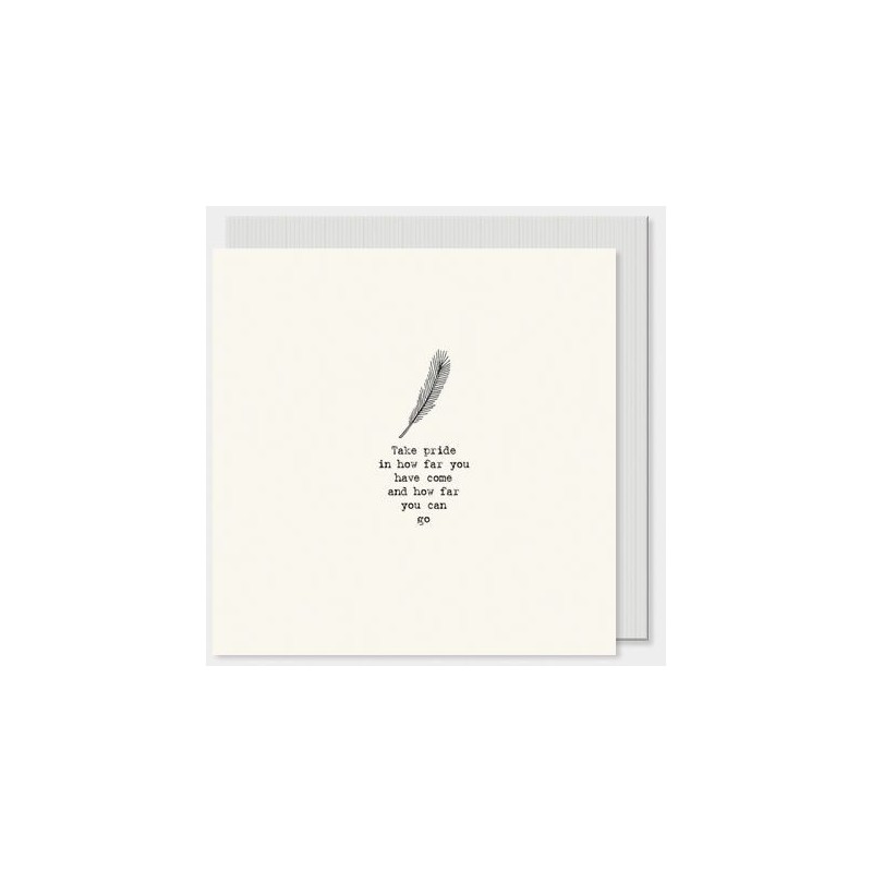 Carte postale carrée - East of India - Take pride