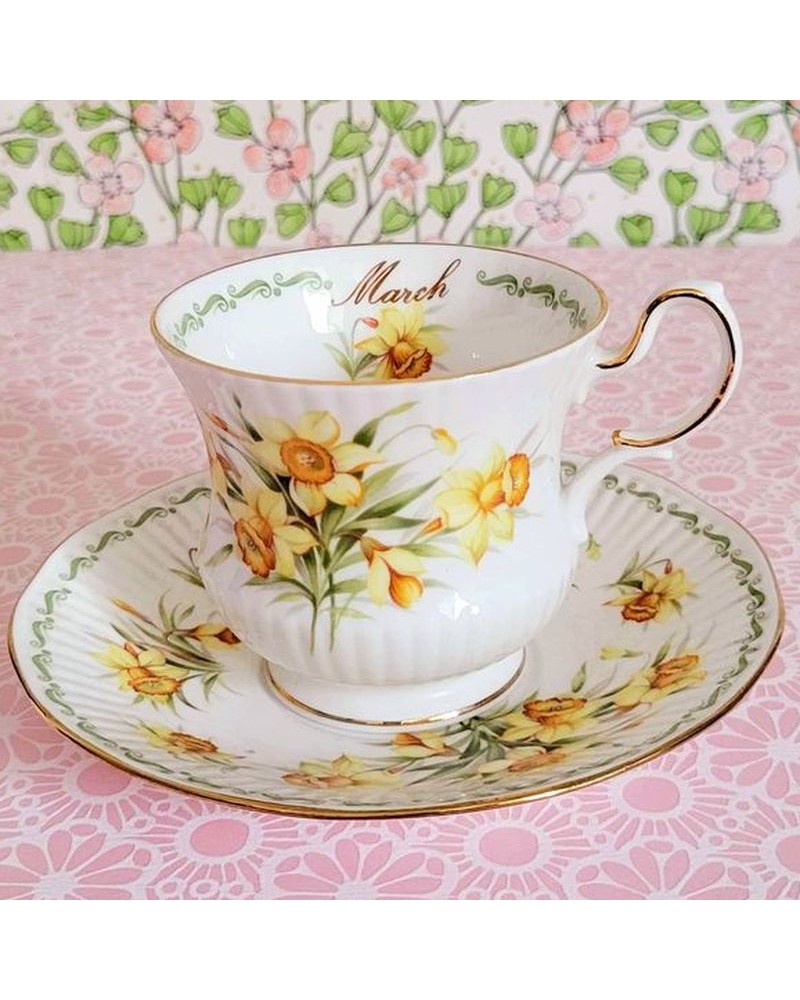 Tasse à thé Vintage - Mars - Queens - 20 cl