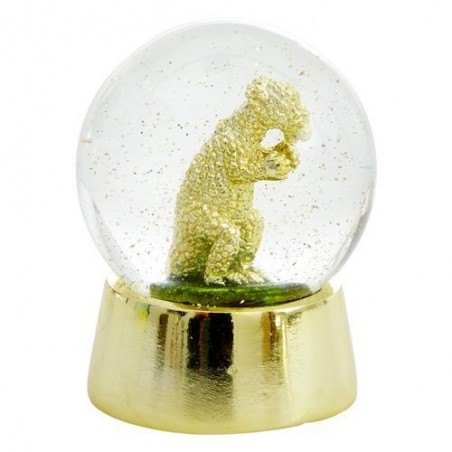 Boule à neige - Rice - Dinosaure dorée