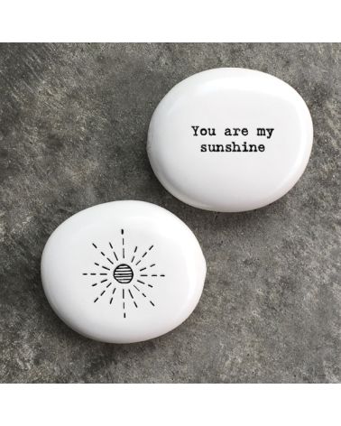 Galet de porcelaine - East of India - Sunshine