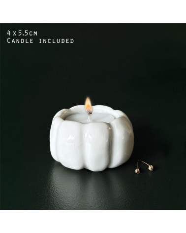 Photophore Citrouille en porcelaine - East of India - Frienship