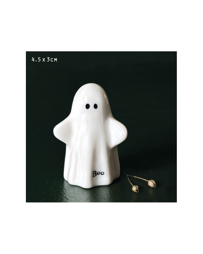 Petit fantôme à suspendre en porcelaine - East of India - Standing ghost - 4672
