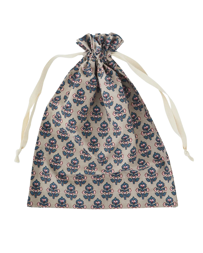 Sac en tissu - Flowers Taupe - Madam Stoltz