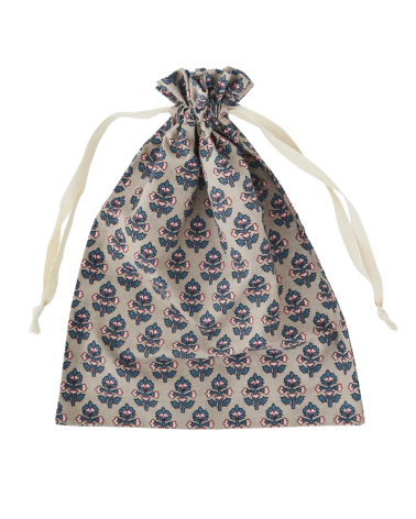 Sac en tissu - Flowers Taupe - Madam Stoltz