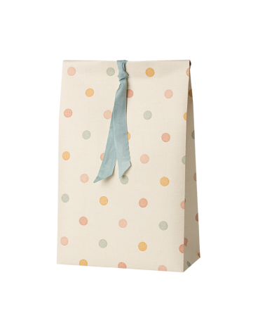 Sac cadeau - Pois multicolores - Maileg - L 15-5001-03
