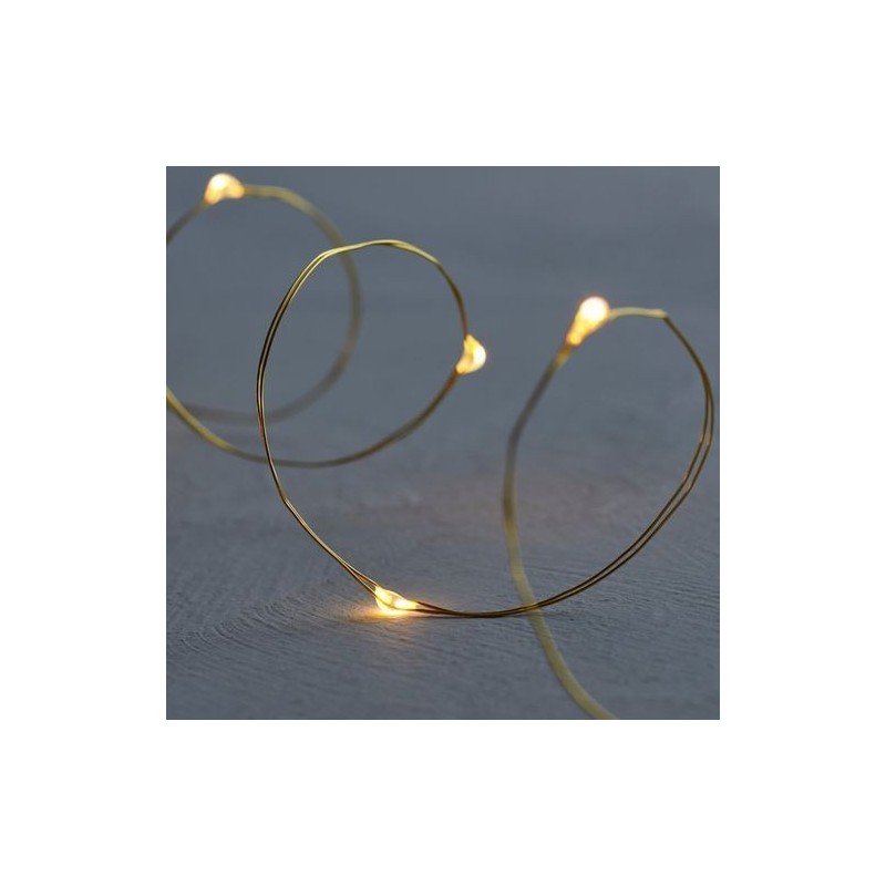 Guirlande lumineuse LED - Sirius - Knirke - 40L - Gold