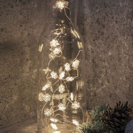 Guirlande lumineuse LED - Sirius - Nynne - Flocon - 20 LED - Silver