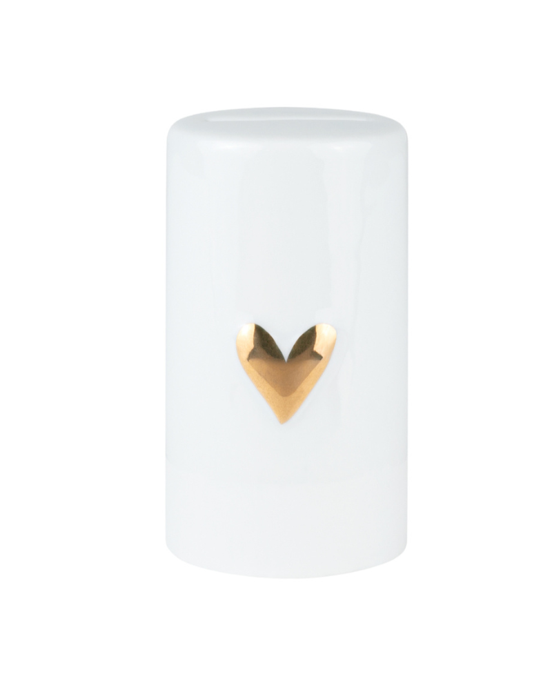 Tirelire - Coeur - Porcelaine - Rader - 16863