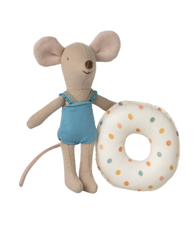 Souris de plage avec bouée - Petite soeur - Maileg