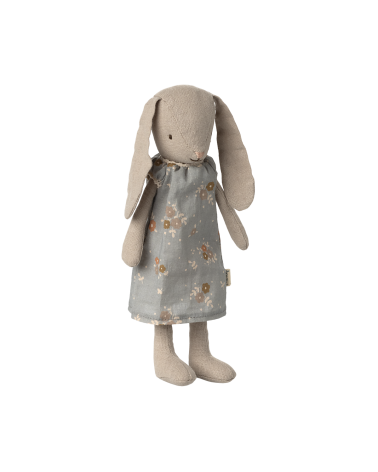 Lapin - Maileg - Taille 1 - Classic Flower dress - Dark blue - 16-5101-00